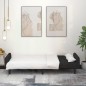 Schlafsofa 2-Sitzer mit Hocker Schwarz Samt Schlafsofa 2-Sitzer mit Hocker Schwarz Samt