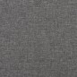 Schlafsofa 2-Sitzer mit Fußhocker Hellgrau Stoff Schlafsofa 2-Sitzer mit Fußhocker Hellgrau Stoff