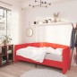 Tagesbett mit Matratze USB Weinrot Samt 90x200 cm Tagesbett mit Matratze USB Weinrot Samt 90x200 cm