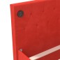 Tagesbett mit Matratze USB Weinrot Samt 90x200 cm Tagesbett mit Matratze USB Weinrot Samt 90x200 cm