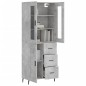 vidaXL Highboard Betongrau 69,5x34x180 cm Holzwerkstoff vidaXL Highboard Betongrau 69,5x34x180 cm Holzwerkstoff