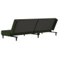 Schlafsofa 2-Sitzer mit Fußhocker Dunkelgrün Samt Schlafsofa 2-Sitzer mit Fußhocker Dunkelgrün Samt