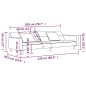 Schlafsofa 2-Sitzer mit 2 Kissen & Hocker Gelb Samt Schlafsofa 2-Sitzer mit 2 Kissen & Hocker Gelb Samt