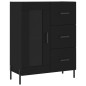 vidaXL Highboard Schwarz 69,5x34x180 cm Holzwerkstoff vidaXL Highboard Schwarz 69,5x34x180 cm Holzwerkstoff