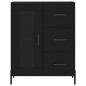vidaXL Highboard Schwarz 69,5x34x180 cm Holzwerkstoff vidaXL Highboard Schwarz 69,5x34x180 cm Holzwerkstoff
