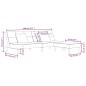 Schlafsofa 2-Sitzer mit 2 Kissen & Hocker Hellgrau Stoff Schlafsofa 2-Sitzer mit 2 Kissen & Hocker Hellgrau Stoff