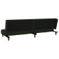 Schlafsofa 2-Sitzer mit Hocker Dunkelgrün Samt Schlafsofa 2-Sitzer mit Hocker Dunkelgrün Samt