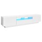 TV-Schrank mit LED-Leuchten Hochglanz-Weiß 180x35x40 cm TV-Schrank mit LED-Leuchten Hochglanz-Weiß 180x35x40 cm