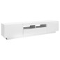 TV-Schrank mit LED-Leuchten Hochglanz-Weiß 180x35x40 cm TV-Schrank mit LED-Leuchten Hochglanz-Weiß 180x35x40 cm