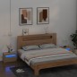 Nachttische 2 Stk. mit LEDs Sonoma-Eiche 60x35x40 cm Nachttische 2 Stk. mit LEDs Sonoma-Eiche 60x35x40 cm