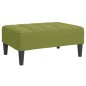 Schlafsofa 2-Sitzer mit 2 Kissen & Hocker Hellgrün Samt Schlafsofa 2-Sitzer mit 2 Kissen & Hocker Hellgrün Samt