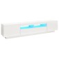 TV-Schrank mit LED-Leuchten Hochglanz-Weiß 200x35x40 cm TV-Schrank mit LED-Leuchten Hochglanz-Weiß 200x35x40 cm