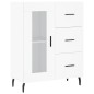 Highboard Weiß 69,5x34x180 cm Holzwerkstoff Highboard Weiß 69,5x34x180 cm Holzwerkstoff