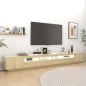 TV-Schrank mit LED-Leuchten Sonoma-Eiche 300x35x40 cm TV-Schrank mit LED-Leuchten Sonoma-Eiche 300x35x40 cm