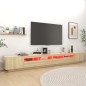 TV-Schrank mit LED-Leuchten Sonoma-Eiche 300x35x40 cm TV-Schrank mit LED-Leuchten Sonoma-Eiche 300x35x40 cm