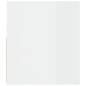 Nachttische 2 Stk. mit LEDs Hochglanz-Weiß 60x35x40 cm Nachttische 2 Stk. mit LEDs Hochglanz-Weiß 60x35x40 cm