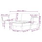 Schlafsofa 2-Sitzer mit Hocker & Zwei Kissen Hellgrau Stoff Schlafsofa 2-Sitzer mit Hocker & Zwei Kissen Hellgrau Stoff
