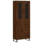 Highboard Braun Eichen-Optik 69,5x34x180 cm Holzwerkstoff Highboard Braun Eichen-Optik 69,5x34x180 cm Holzwerkstoff