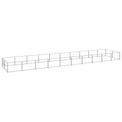 Hundezwinger Silbern 20 m² Stahl