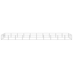 Hundezwinger Silbern 20 m² Stahl