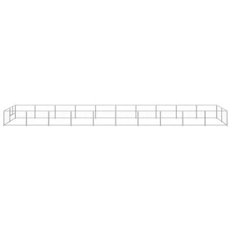 Hundezwinger Silbern 20 m² Stahl