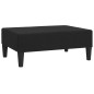 Schlafsofa 2-Sitzer mit Fußhocker Schwarz Samt Schlafsofa 2-Sitzer mit Fußhocker Schwarz Samt
