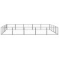 Hundezwinger Schwarz 20 m² Stahl Hundezwinger Schwarz 20 m² Stahl