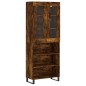 Highboard Räuchereiche 69,5x34x180 cm Holzwerkstoff Highboard Räuchereiche 69,5x34x180 cm Holzwerkstoff