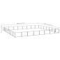 vidaXL Hundezwinger Schwarz 56 m² Stahl vidaXL Hundezwinger Schwarz 56 m² Stahl