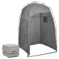 vidaXL Tragbare Campingtoilette mit Zelt 10+10 L vidaXL Tragbare Campingtoilette mit Zelt 10+10 L