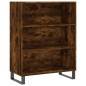 Highboard Räuchereiche 69,5x34x180 cm Holzwerkstoff Highboard Räuchereiche 69,5x34x180 cm Holzwerkstoff