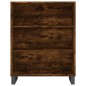 Highboard Räuchereiche 69,5x34x180 cm Holzwerkstoff Highboard Räuchereiche 69,5x34x180 cm Holzwerkstoff