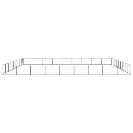 Hundezwinger Schwarz 81 m² Stahl