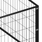 Hundezwinger Schwarz 81 m² Stahl Hundezwinger Schwarz 81 m² Stahl