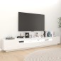 vidaXL TV-Schrank mit LED-Leuchten Weiß 260x35x40cm vidaXL TV-Schrank mit LED-Leuchten Weiß 260x35x40cm