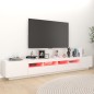 vidaXL TV-Schrank mit LED-Leuchten Weiß 260x35x40cm vidaXL TV-Schrank mit LED-Leuchten Weiß 260x35x40cm