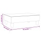 Schlafsofa 2-Sitzer mit 2 Kissen und Fußhocker Blau Samt Schlafsofa 2-Sitzer mit 2 Kissen und Fußhocker Blau Samt
