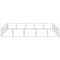 vidaXL Hundezwinger Silbern 25 m² Stahl vidaXL Hundezwinger Silbern 25 m² Stahl