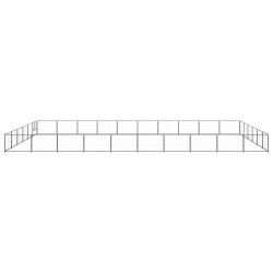 Hundezwinger Schwarz 60 m² Stahl