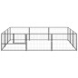 Hundezwinger Schwarz 9 m² Stahl Hundezwinger Schwarz 9 m² Stahl