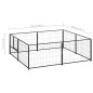 vidaXL Hundezwinger Schwarz 4 m² Stahl vidaXL Hundezwinger Schwarz 4 m² Stahl