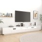 TV-Schrank mit LED-Leuchten Hochglanz-Weiß 300x35x40 cm TV-Schrank mit LED-Leuchten Hochglanz-Weiß 300x35x40 cm