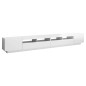 TV-Schrank mit LED-Leuchten Hochglanz-Weiß 300x35x40 cm TV-Schrank mit LED-Leuchten Hochglanz-Weiß 300x35x40 cm