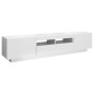 TV-Schrank mit LED-Leuchten Weiß 180x35x40 cm TV-Schrank mit LED-Leuchten Weiß 180x35x40 cm