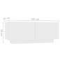 TV-Schrank mit LED-Leuchten Weiß 180x35x40 cm TV-Schrank mit LED-Leuchten Weiß 180x35x40 cm