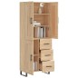 Highboard Sonoma-Eiche 69,5x34x180 cm Holzwerkstoff Highboard Sonoma-Eiche 69,5x34x180 cm Holzwerkstoff