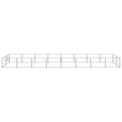 Hundezwinger Silbern 16 m² Stahl