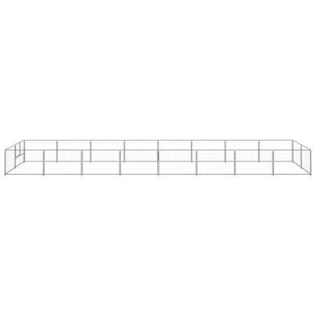 Hundezwinger Silbern 16 m² Stahl