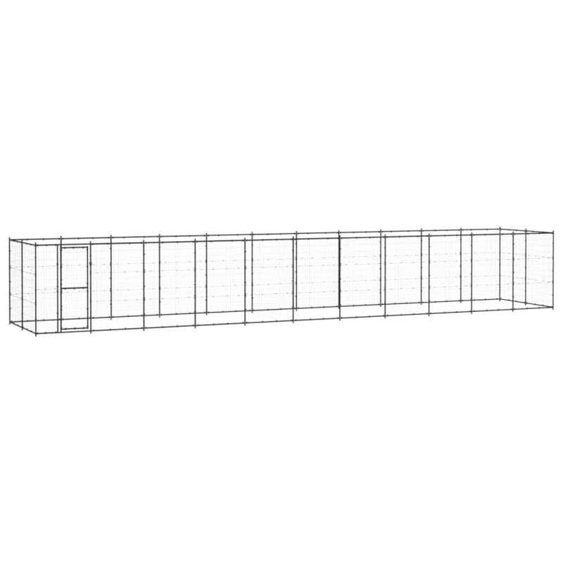 Outdoor-Hundezwinger Stahl 26,62 m² Outdoor-Hundezwinger Stahl 26,62 m²