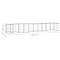 Outdoor-Hundezwinger Stahl 26,62 m² Outdoor-Hundezwinger Stahl 26,62 m²